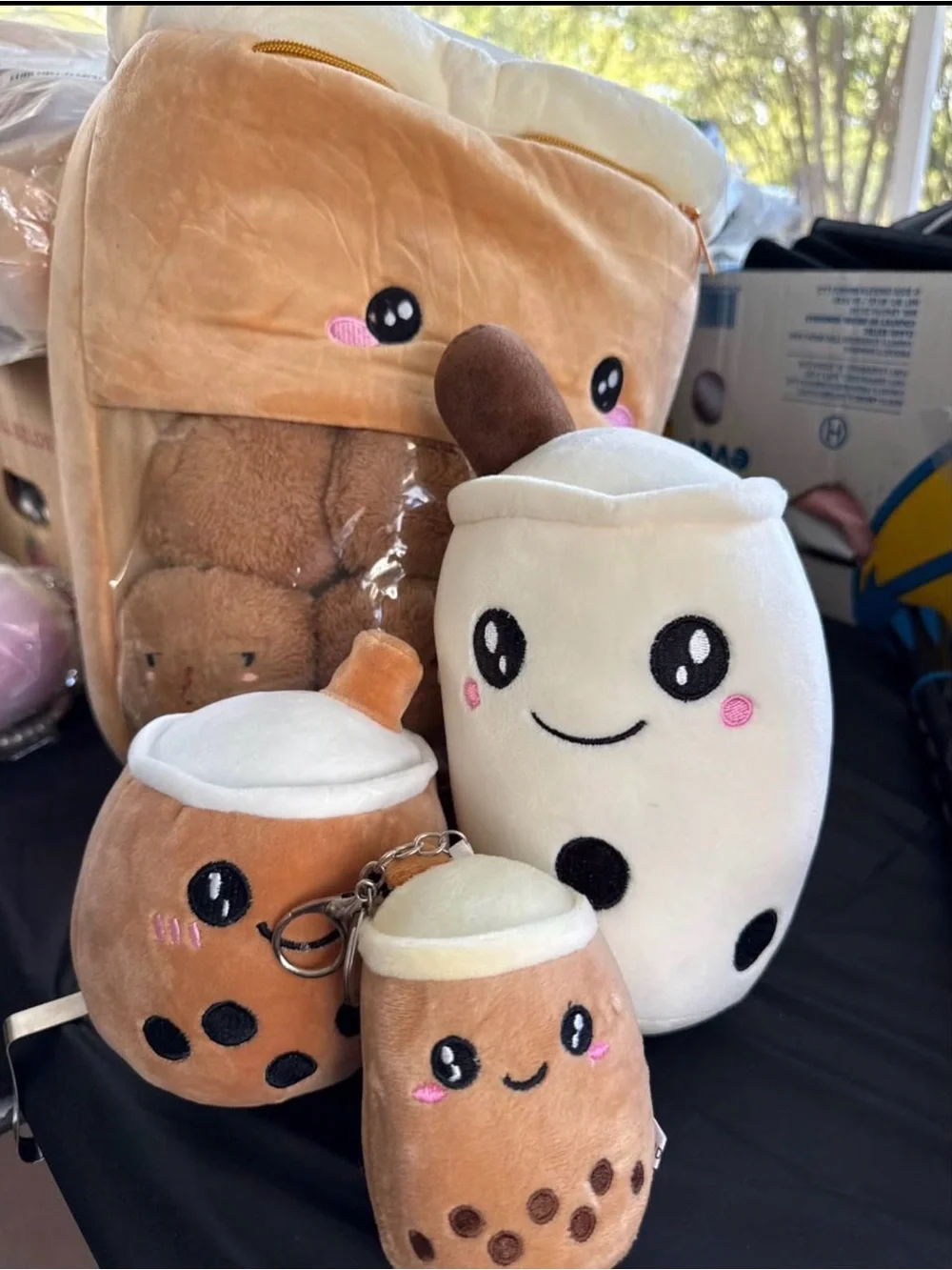 Nenalayo Cute Boba Tea Plushies toys, see pictures for all included